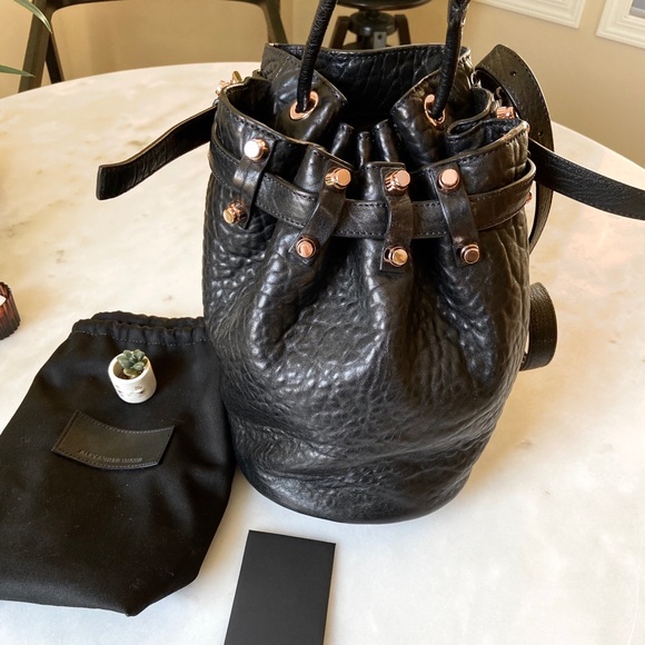Alexander Wang Handbags - NWT Alexander Wang Black Rose Gold Diego Bag
